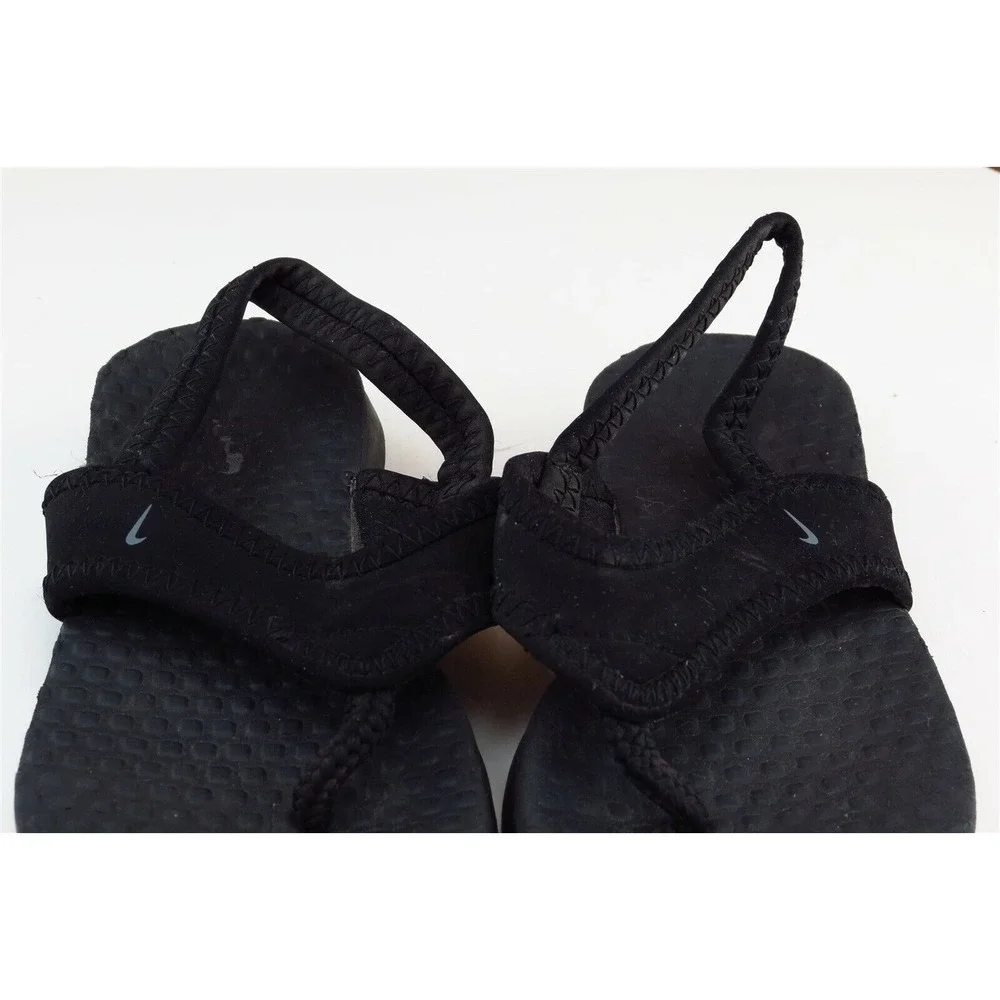 Nike Toddler Boys 7 Medium Black Sport‎ Synthetic 318270001